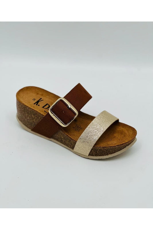 Chaussures Sandales  COPLAT    K.DAQUES 36 / Camel/OR K.DAQUES