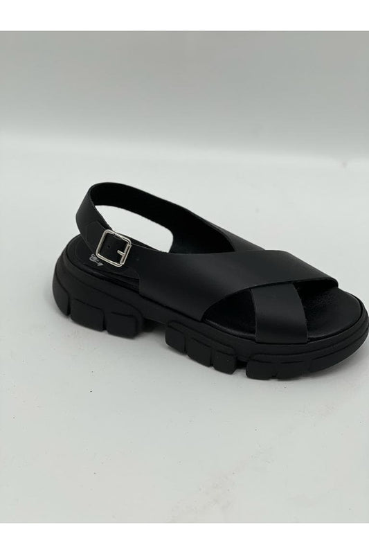 Chaussures Sandales  PAULA  KY77 36 / Noir KY77