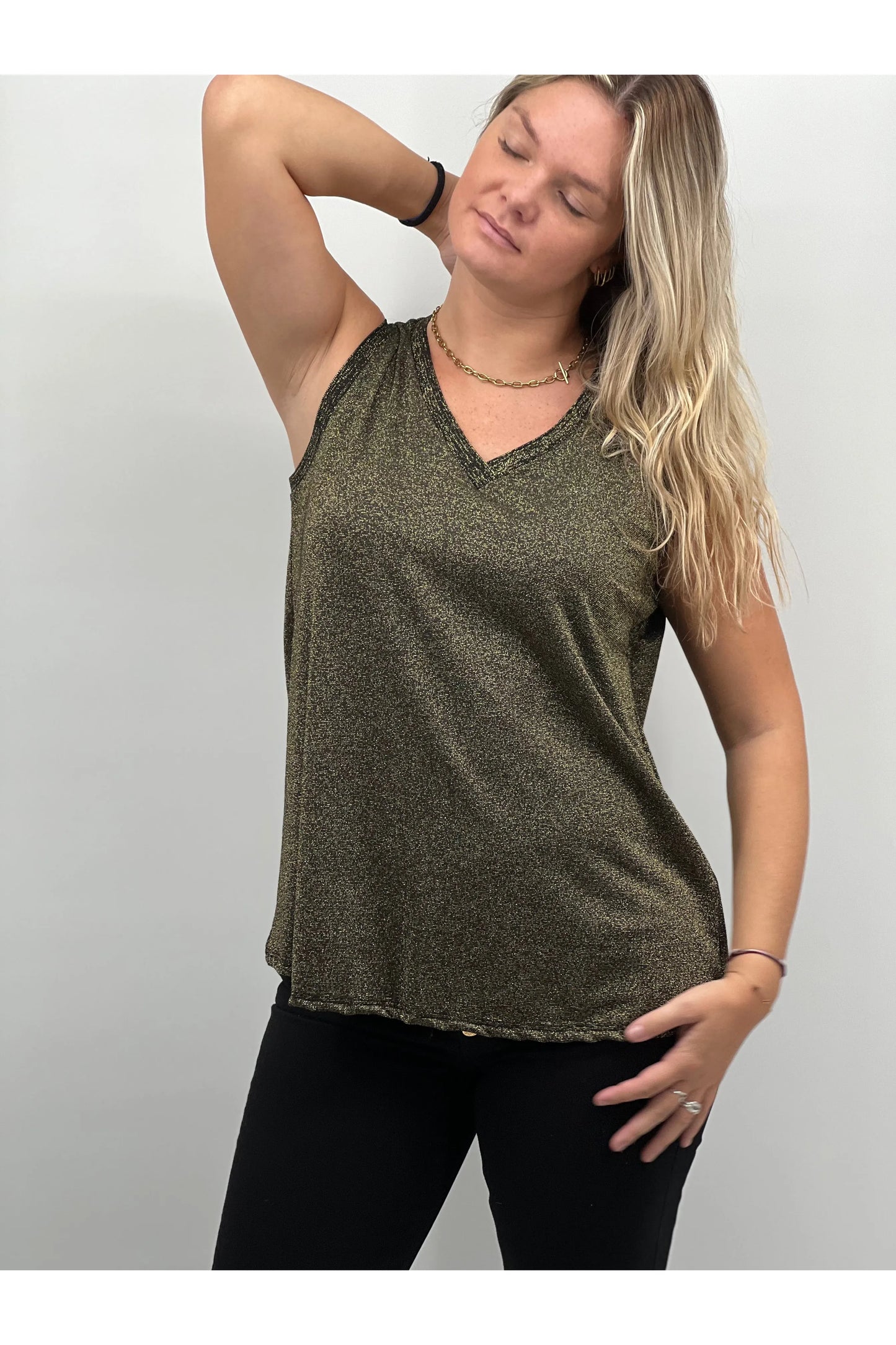 Débardeur Débardeur Cherry Boutique paillettes Taille unique Cherryboutique