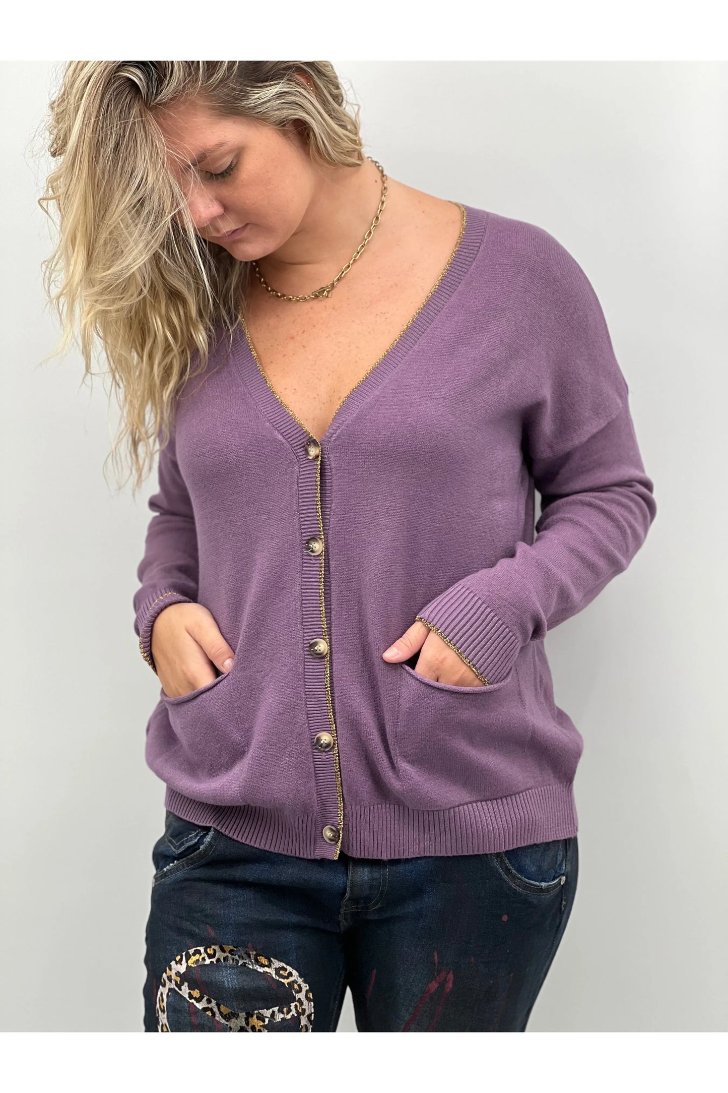Gilet Gilet CHERRY BOUTIQUE Rock and roll VIOLET Cherryboutique