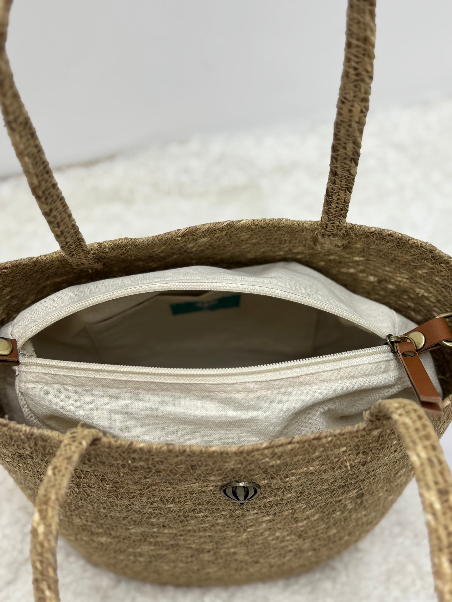 Sac Sac VOYAGE EN PANIER MILENA Sac VOYAGE EN PANIER MILENA Beige Le voyage en panier