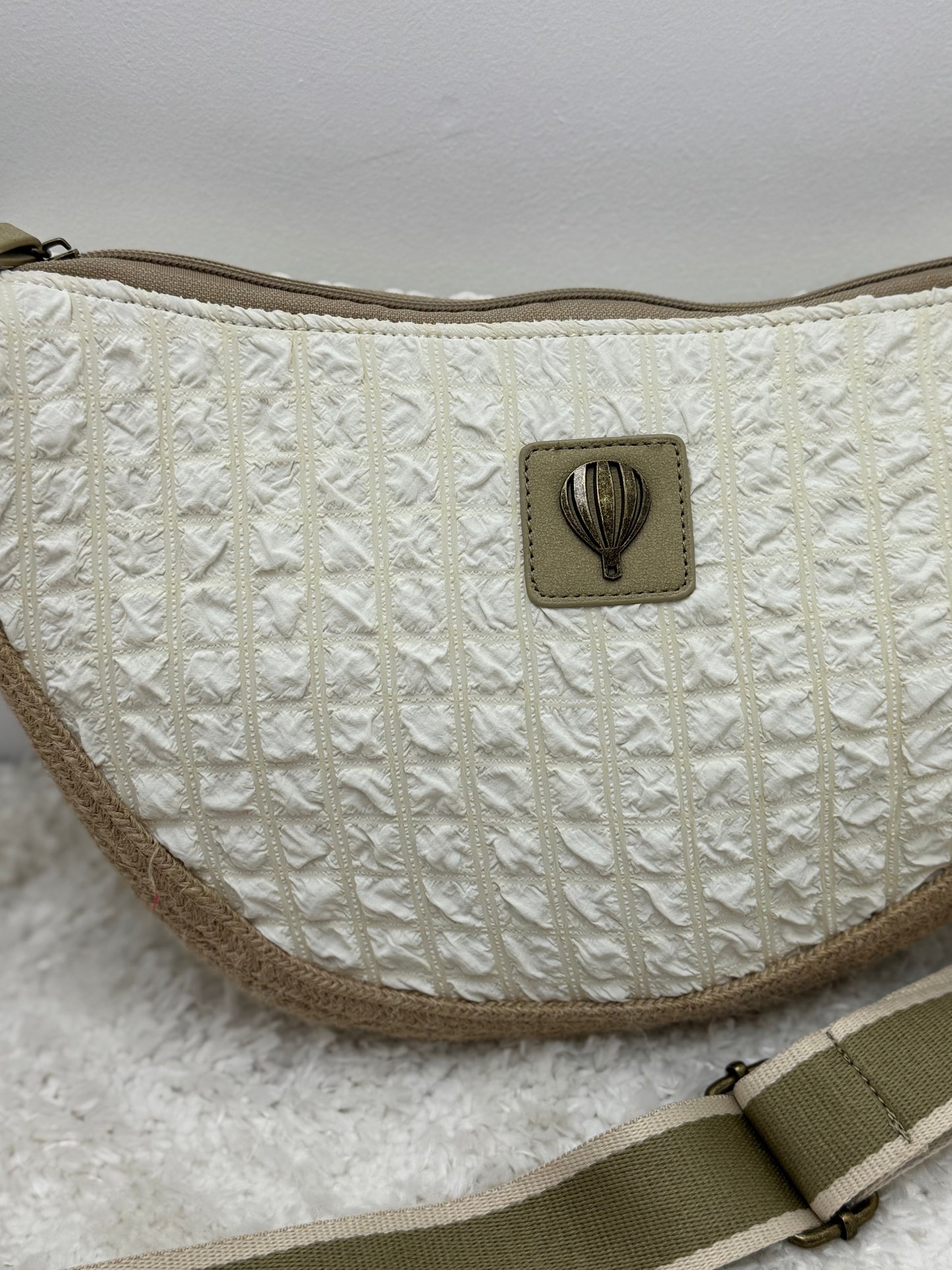 Sac Sac VOYAGE EN PANIER GAUFRANA Sac VOYAGE EN PANIER GAUFRANA Ecru Le voyage en panier