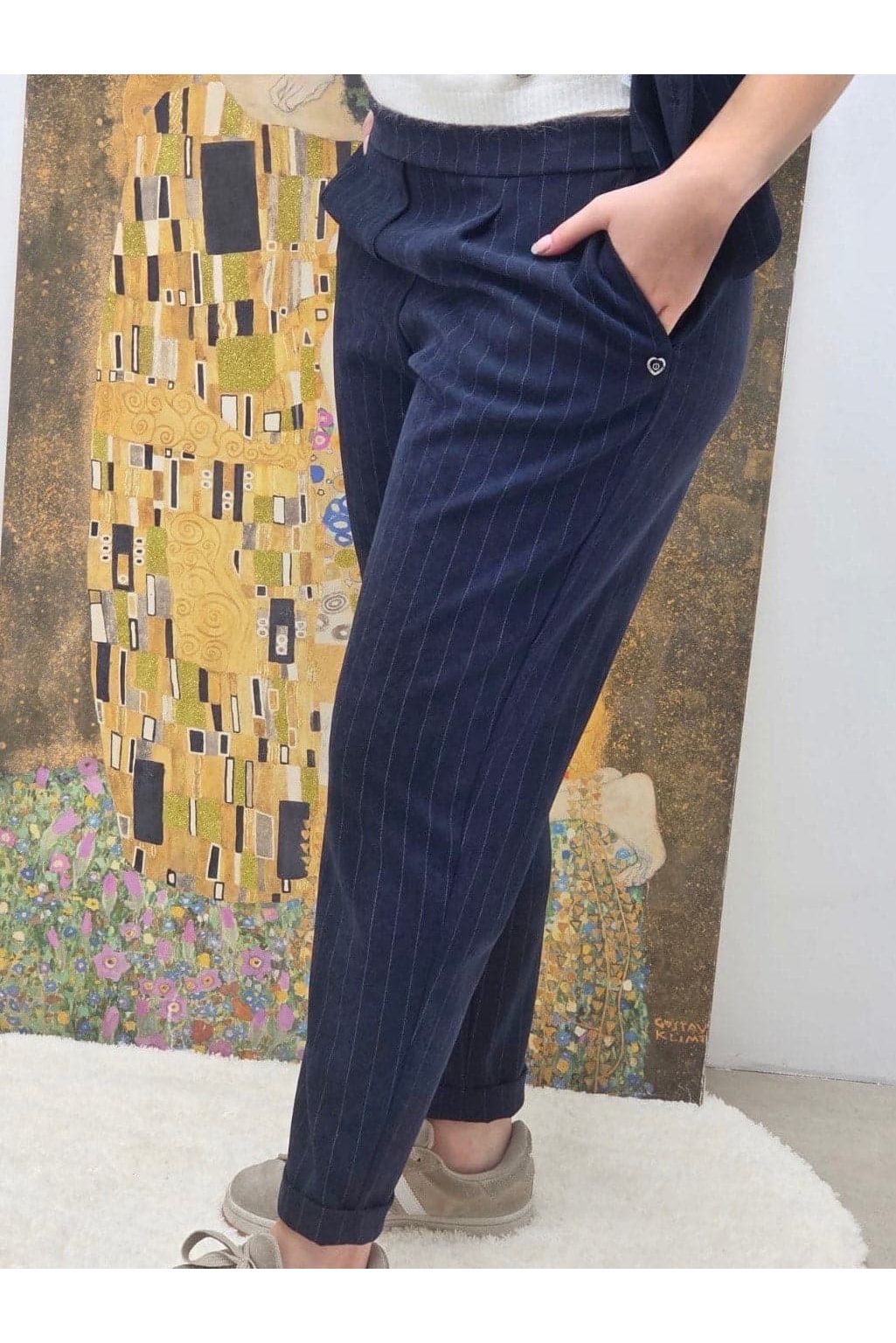 Pantalon à rayures Please P3GEDPY000 Pantalon à rayures Please P3GEDPY000 Cherryboutique