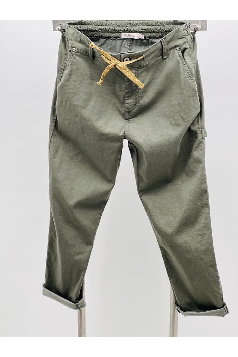 Pantalon ondulé en denim délavé - Prêt-à-porter de luxe, Homme 1AB4SM