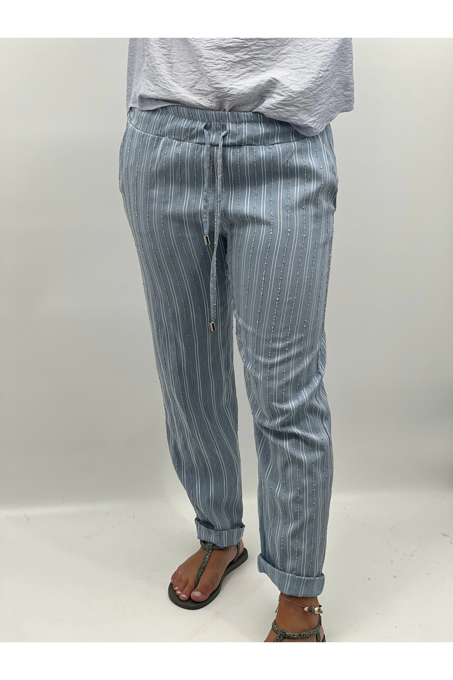 Pantalon Pantalon Tansione in 001608226 XL / BLEU CIEL tensione in