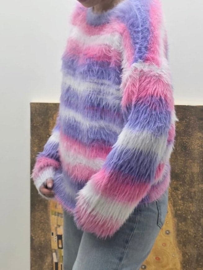 Pull duvet à rayures Cherry Boutique Pull duvet à rayures Cherry Boutique Cherryboutique