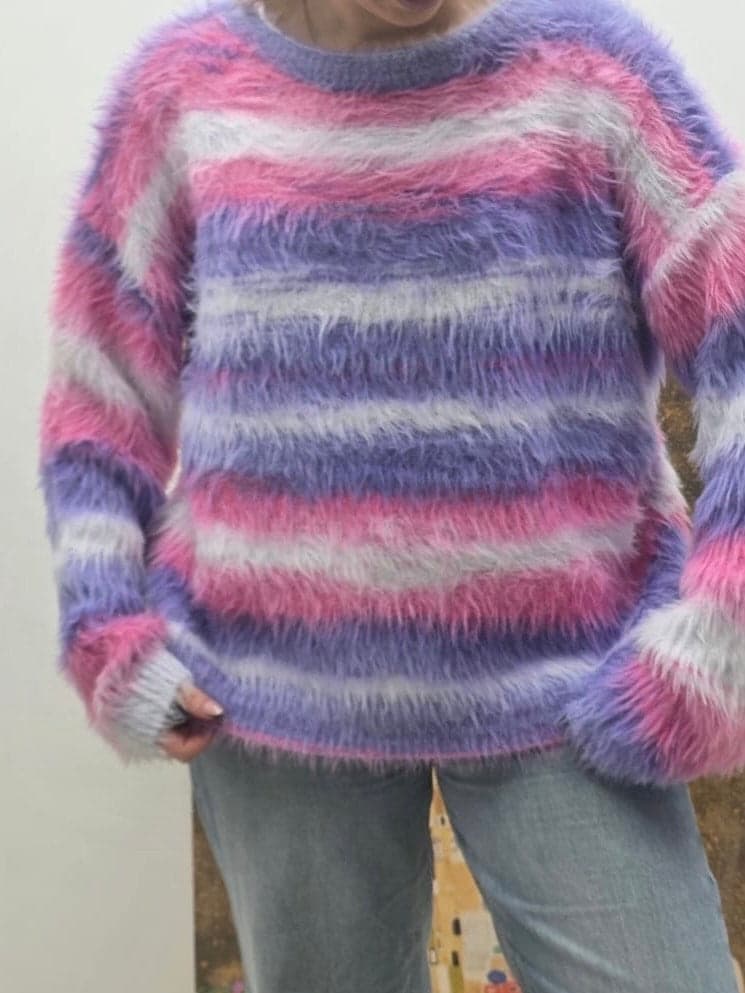 Pull duvet à rayures Cherry Boutique Pull duvet à rayures Cherry Boutique Cherryboutique