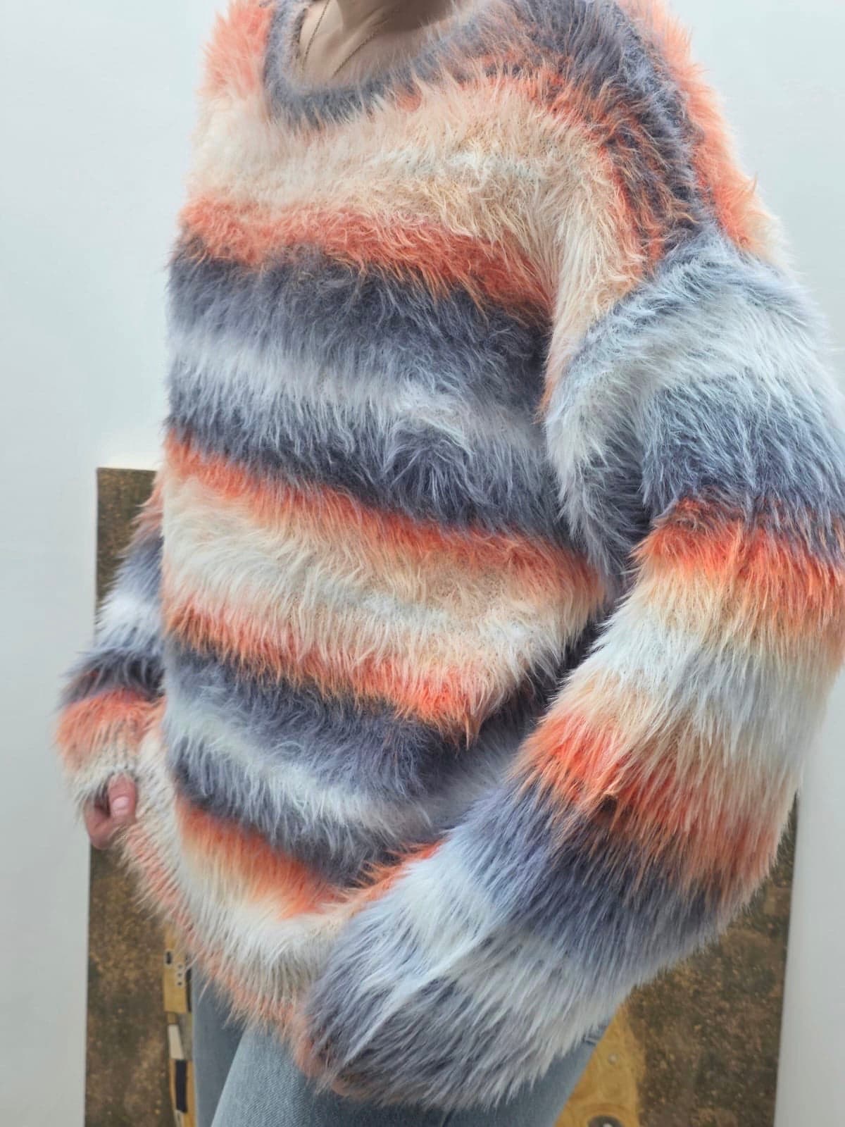 Pull duvet à rayures Cherry Boutique Pull duvet à rayures Cherry Boutique Cherryboutique