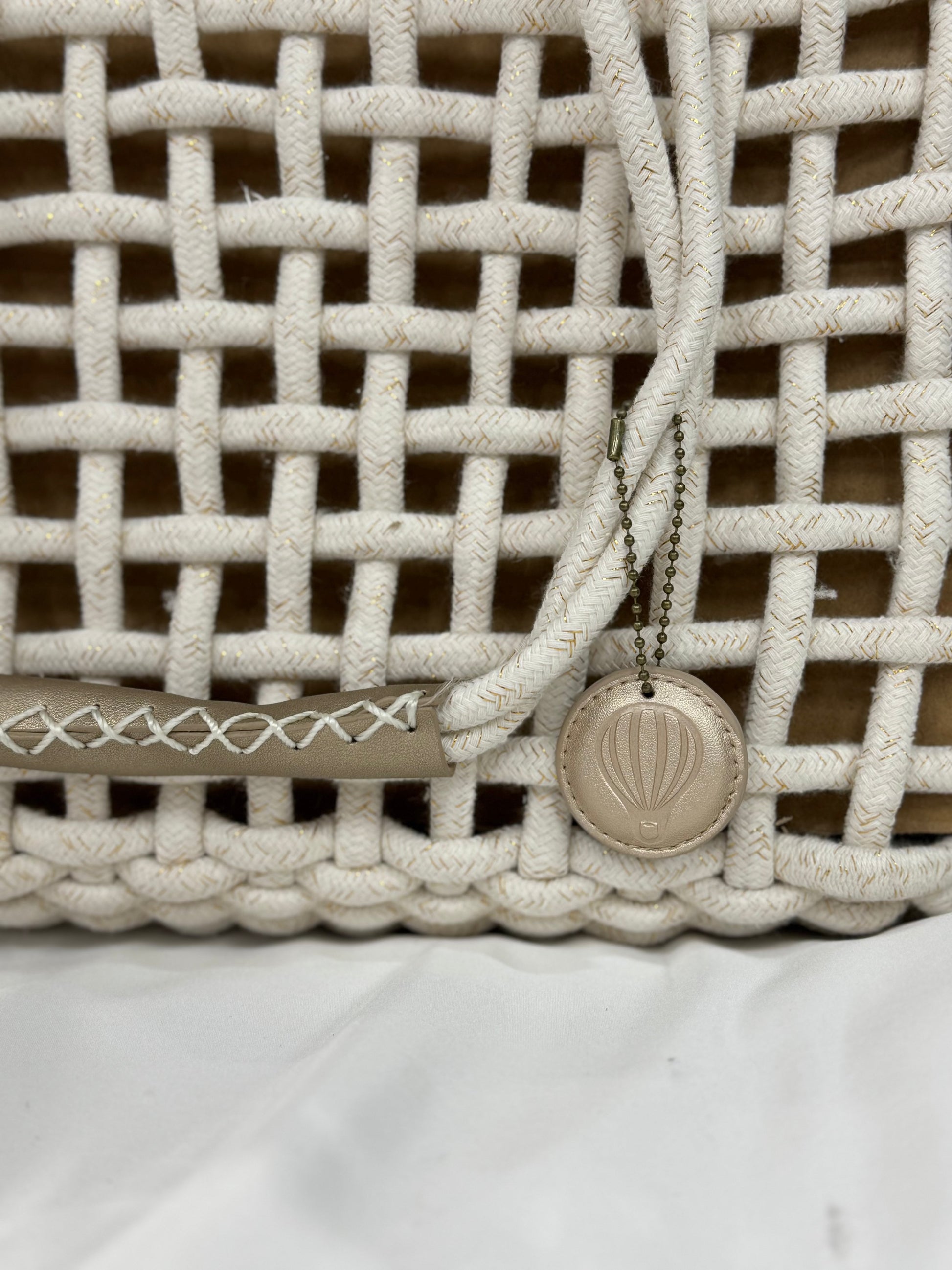 Sac Sac VOYAGE EN PANIER CABALUX Sac VOYAGE EN PANIER CABALUX Ecru Le voyage en panier