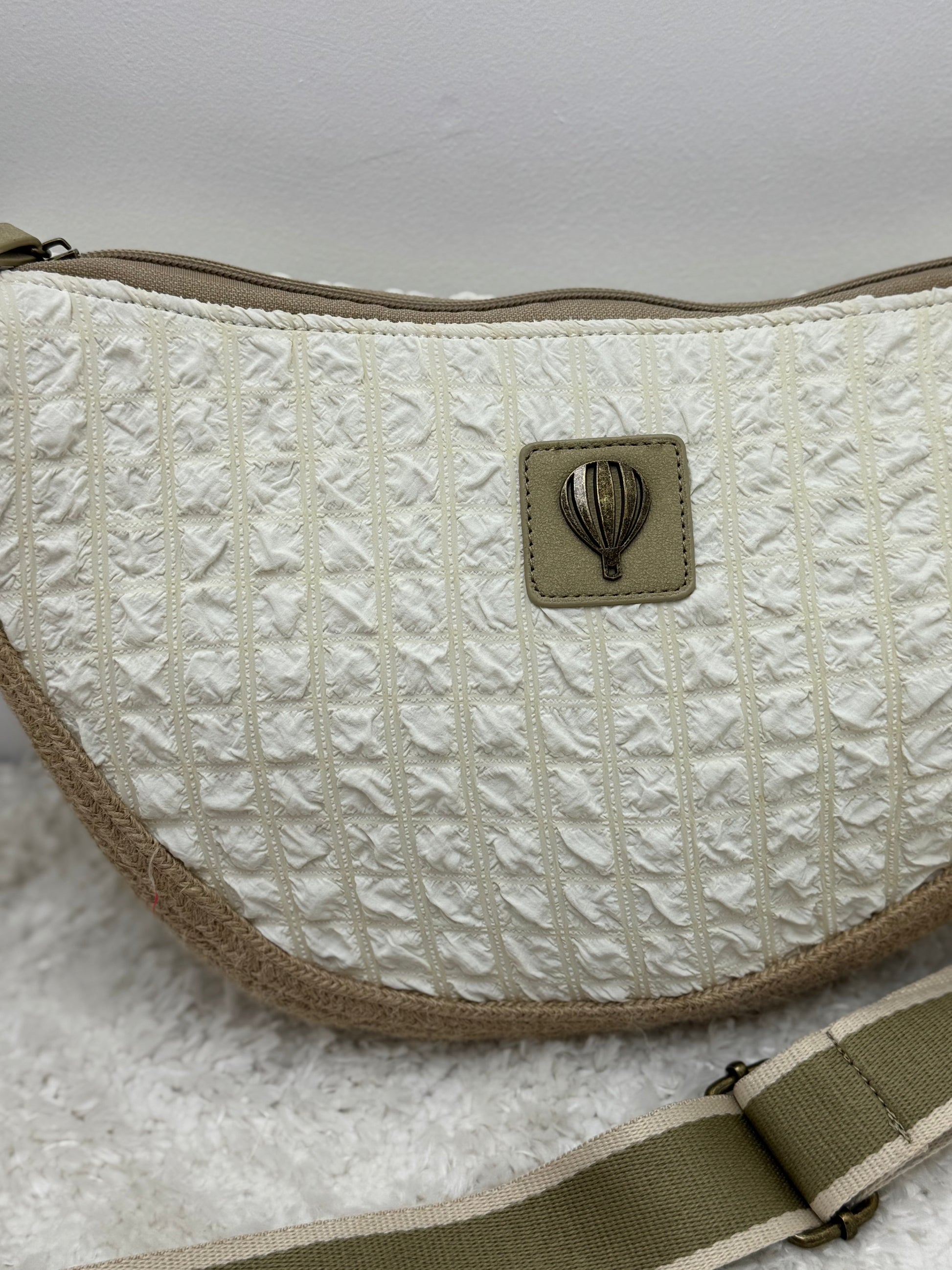 Sac Sac VOYAGE EN PANIER GAUFRANA Sac VOYAGE EN PANIER GAUFRANA Ecru Le voyage en panier