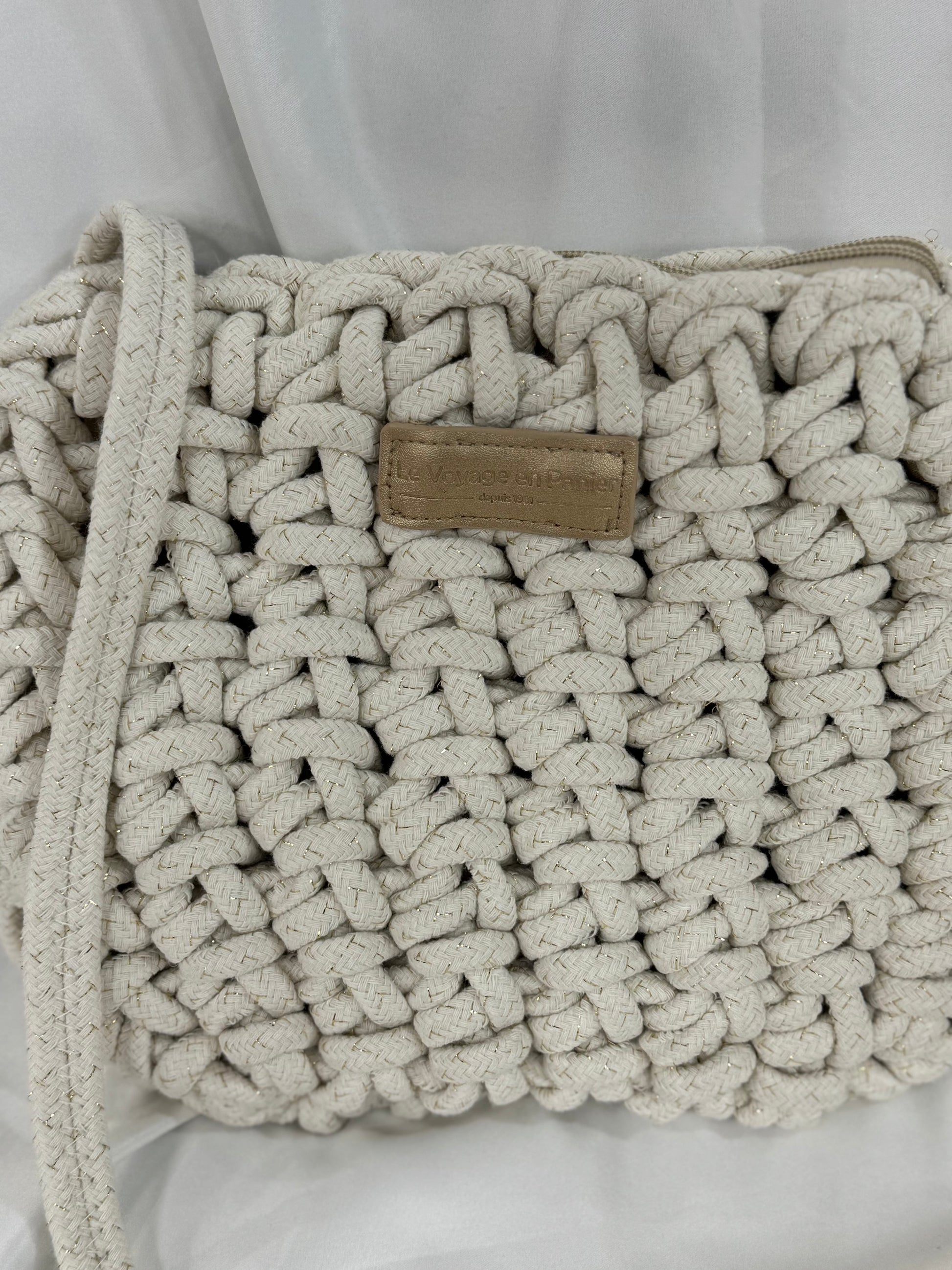 Sac Sac VOYAGE EN PANIER MINUX Sac VOYAGE EN PANIER MINUX Ecru Le voyage en panier