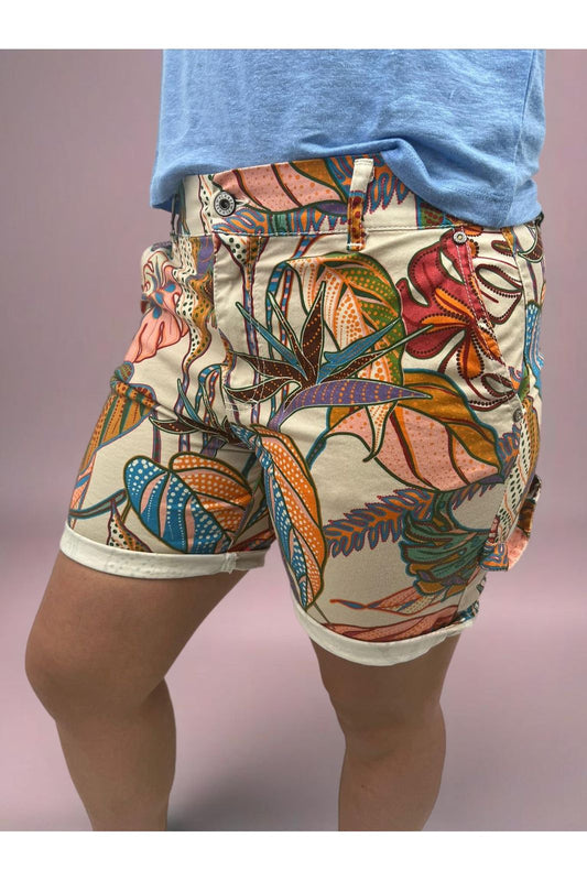 Short Short PLEASE Bermuda Fleuri D0IMCQIN3N XXS / Fleuri PLEASE