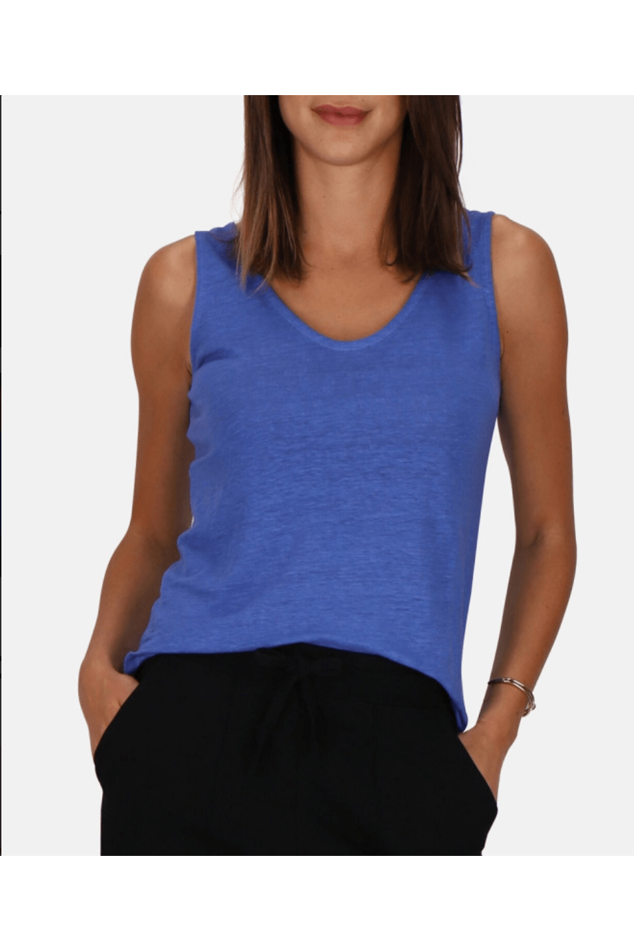 Top Débardeur HEDI Les Tropeziennes XS / BLEU Cherryboutique